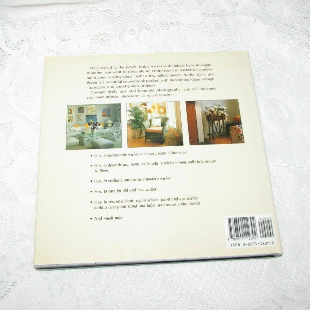 Wicker Cane and Willow Home Decorating Used Book Cottagecore - Picture 4 of 11